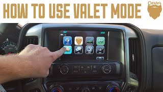 How to Use Chevrolet MyLink Valet Mode  Quick Setup [upl. by Garbe484]