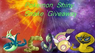 🔴Pokemon ⭐Shiny⭐ Snake 🐍 Giveaway [upl. by Gothar]