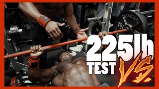 Insane 225 Bench Press challenge  This Is How Super Saiyans Are Made [upl. by Socrates]