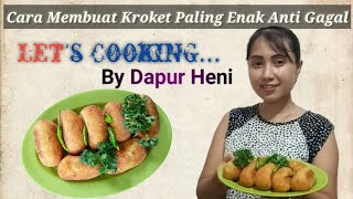 Cara Membuat Kroket Paling Enak Anti Gagal  Bola Bola Kentang [upl. by Annalise]