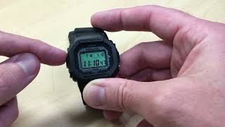 Casio Darwins Finch GShock GWB5600  Delete Bluetooth Information [upl. by Leiria]