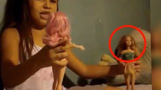 5 Haunted Dolls Caught On Camera Moving [upl. by Kcirtapnaes]