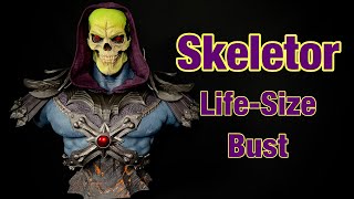 Tweeterhead Skeletor Legends HeMan Masters Of The Universe Life Size Bust Review [upl. by Codding]