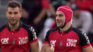 TOP 14  Essai de Gabin VILLIERE RCT  RC Toulon  Oyonnax Rugby  Saison 20232024 [upl. by Blinny968]