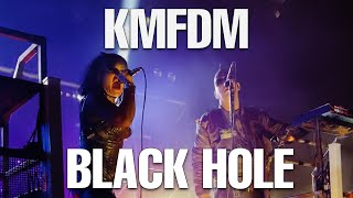 KMFDM  BLACK HOLE  Hyëna Tour 202223 Official Live Music Video [upl. by Drus]