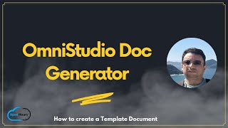 OmniStudio Doc Generator  Part 1 [upl. by Avla774]