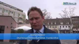 Frankenthal  OBKandidat Martin Hebich beim Couchgeflüster [upl. by Anilag]