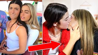 Addison Rae KISSING Charli Damelio [upl. by Negah620]