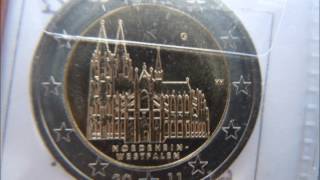 Collezione monete 2 euro commemorativi [upl. by Lehpar713]