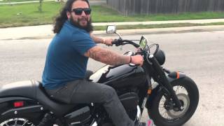 Harley Rider Trying Out My Honda Shadow Phantom [upl. by Katheryn]