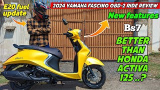 2024 yamaha fascino 125 Hybrid Ride Review  Better Than Honda Activa 125 [upl. by Celik]