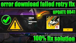 free fire max error download failed retry problem  free fire error download failed retry problem ff [upl. by Dillon997]