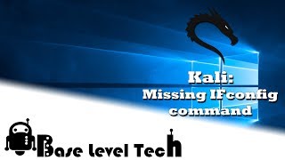 Kali fix the missing ifconfig command bash ifconfig command not found Fix [upl. by Naiditch764]