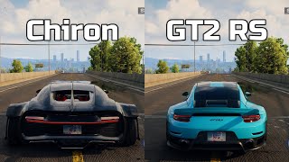 NFS Unbound Bugatti Chiron Sport vs Porsche 911 GT2 RS  WHICH IS FASTEST Drag Race [upl. by Burnett556]