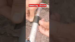 How to make a reliable clamp for repairing damage pipe yourself  shorts diy plumbing tips how [upl. by Celtic]