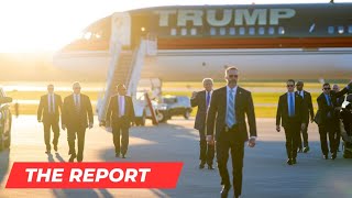 President Trump arrives in Latrobe Pennsylvania [upl. by Oslec]