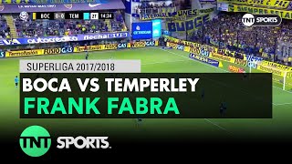 Frank Fabra 10 Boca vs Temperley  Fecha 15  Superliga Argentina 20172018 [upl. by Sink]