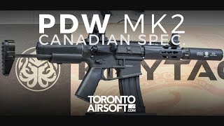 Krytac PDW MK2 Review  TorontoAirsoftcom [upl. by Meehaf]