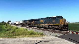 CSX heading east to Bellefontaine Ohio [upl. by Amaso]