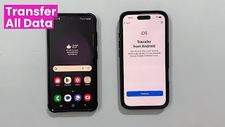 How to transfer All data from Android to iPhone 16 or iPhone 16 Pro [upl. by Yorztif658]