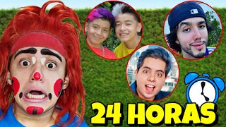 YOUTUBERS DECIDEN MI DÍA POR 24 HORAS [upl. by Nnaed]