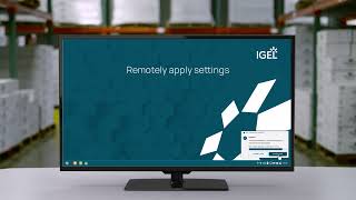 IGEL Digital Signage Demo for Manufacturing [upl. by Lorollas]