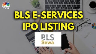 LIVE BLS EServices IPO Listing  Digital Business Correspondence Services Provider  N18L [upl. by Nesiaj]