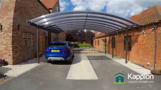 Ultra Wide Carport Canopy  Kappion Carports amp Canopies [upl. by Dyoll]