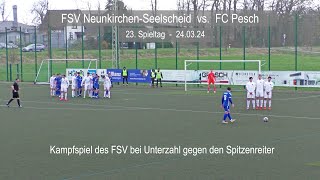 Fussball Landesliga FSV Neunkirchen Seelscheid vs FC Pesch [upl. by Fosdick]