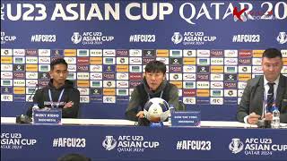 Pre Match Press Conference  Indonesia  AFC U23 Qatar [upl. by Bettye]