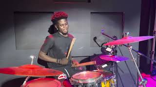 Kuami Eugene On The Drums Grooving To Kojo Antwi [upl. by Terraj]