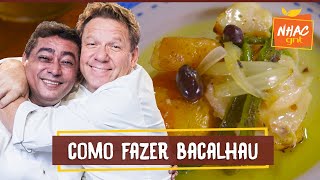 Bacalhau à lagareiro com batatas ao murro  Claude Troisgros e Batista  Que Marravilha [upl. by Iznik488]