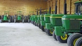 Machinery Pete Low Hour John Deere Tractor Collection in NY [upl. by Enileoj508]