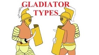 Gladiator types Ⅰ Overview of the 7 most popular classes of gladiators in Imperial Rome [upl. by Bovill887]