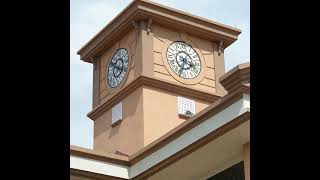 Repair and restoration of Tower Clock at Seberang Jaya Membaiki jam menara  Outdoor clock Malaysia [upl. by Yrret]