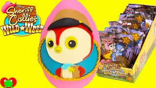 Sheriff Callies Wild West Deputy Peck Play Doh Surprise Egg Toy Genie [upl. by Alleahcim]