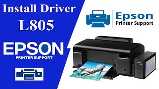 L805 epson driver  New Printer Installation amp Epson L805 Resetter January 2024 [upl. by Samaria783]