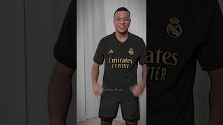 Mbappe In Real Madrid Jersey football mbappe kylianmbappe realmadrid madrid shorts [upl. by Ecilayram284]