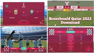 Scoreboard Qatar 2022  Potato Patch VR Patch [upl. by Mccord]