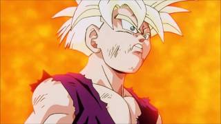 Gohan Goes SSJ2 For The First Time No Music Blu Ray [upl. by Akeihsat]