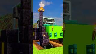 Jai rasé un biome pour y passer mon gros tracteur 🔥😁 shorts minecraft [upl. by Franci]