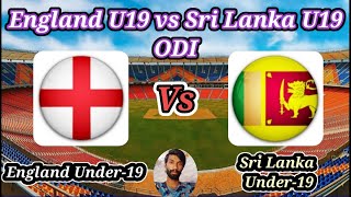 England Under19 vs Sri Lanka Under19  1st Youth ODI  Sri Lanka Under19 tour of England [upl. by Arze30]