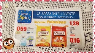 Volantino Eurospin 9  Offerte Dal 21 Febbraio al 3 Marzo 2019  Una Fetta Di Paradiso [upl. by Haimaj]