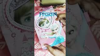 Unboxing Frozen lock diary from meesho 275 [upl. by Grindlay291]