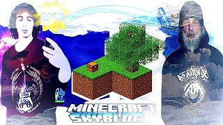 Getting zonked and playing minecraft skyblock [upl. by Matronna]