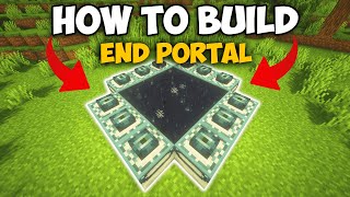 How To Build End Portal in Minecraft  How To Build End Portal in Minecraft121 [upl. by Vite]