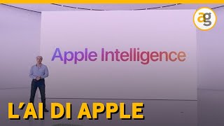 APPLE INTELLIGENCE la NUOVA AI su iPhone iPad Mac e novità WWDC 2024 da Cupertino [upl. by Abdulla695]