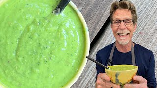 Raw Tomatillo Salsa  Rick Bayless Taco Manual [upl. by Lyell]