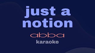 JUST A NOTION Karaoke abba [upl. by Citron]