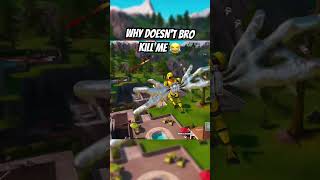 Why doesn’t bro kill me  He has all weapons  😂 clutch fortnite chapter2 og [upl. by Kerman918]